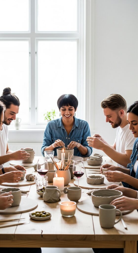 Töpferkurse und Töpfer-Events im Töpfertempel in Stuttgart Süd, dein Ort für kreative Auszeiten - mehr als nur Keramik bemalen!