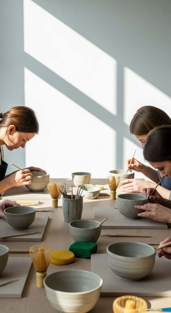 Töpferkurse und Töpfer-Events im Töpfertempel in Stuttgart Süd, dein Ort für kreative Auszeiten - mehr als nur Keramik bemalen, After Work Töpfern